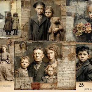 Vintage Photographs Printable Papers Junk Journal 25 Vintage Junk Journal Masculine Vintage Printable Collage Sheet Digital Download