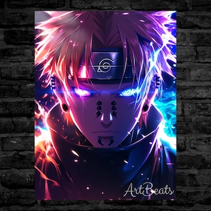 Premium Anime Metal Wall Art | Gamer & Anime Fan Room Decor | Modern Wall posters for Anime Lovers | Popular Anime Series and Genres