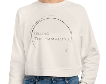 Women's Cropped Fleece Pullover Custom Selling Your City,Area Code,Zip Code,State,Region or County Real Estate Agents Sweatshirt,Trendy Gift