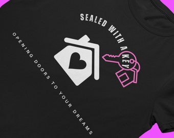 Sealed with a key Realtor Softstyle T-Shirt,gift for her tee,comfortable  wardrobe,light weight clothes, stylish apparel, cotton semi fitted