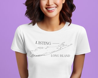 Listing Long Island Unisex Heavy Cotton Tee for realtors,Tshirt for him/ her,Real Estate Agent Shirt gift,professional high quality Tshirt