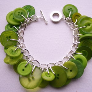 Button Bracelet Zesty Tropical Lime