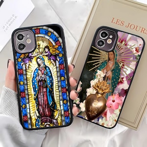 Unsere Liebe Frau von Guadalupe Iphone 16 Hülle iPhone 15 Hülle iPhone 14 Hülle iPhone 13 Hülle Samsung Galaxy Google Pixel HTC LG Sony Case