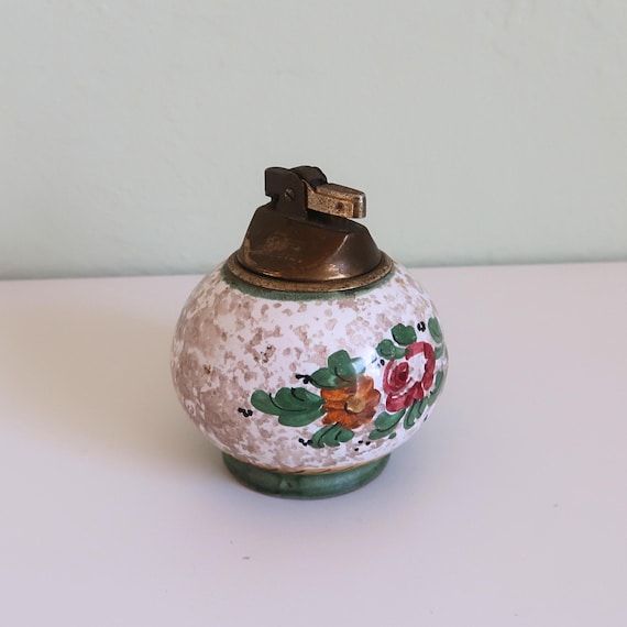 ceramic cigarette lighter Standard Replacement Car these hand thrown lighters are both beautiful and functional VTG Italy Ceramic Cigarette Lighter