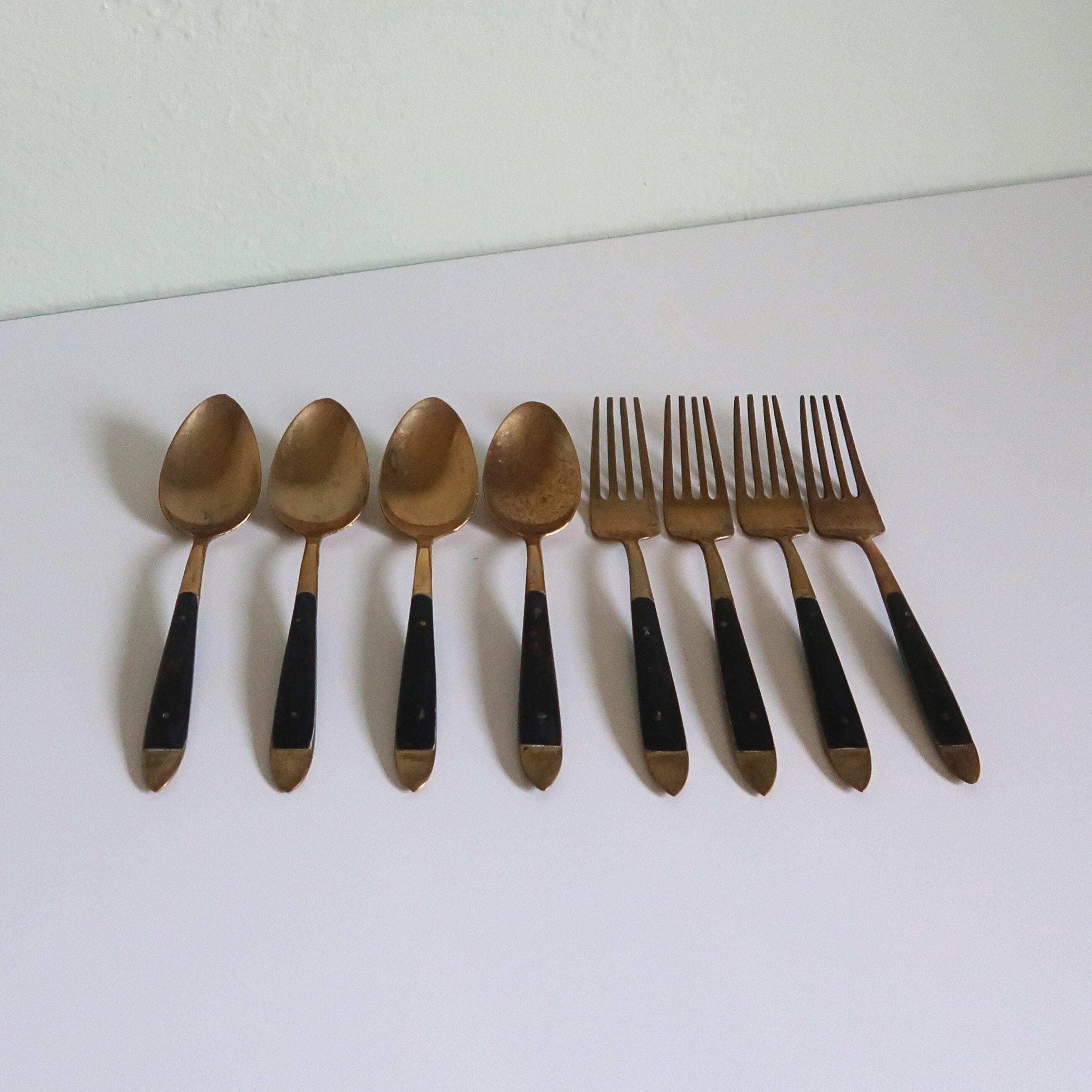 Thai Brass Cutlery - Etsy