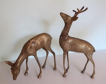 ヴィンテージの真鍮製コレクション鹿セット - Etsy 日本