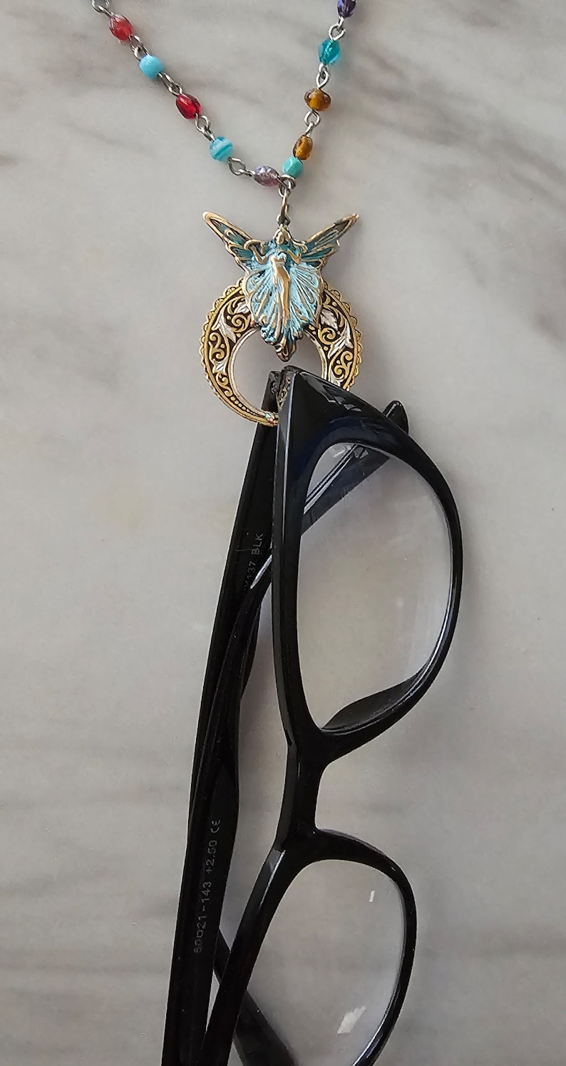 Eyeglass Holder Loop /The Blue Fairy image 3