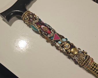 Vintage Revisited/Rhinestone Walking Cane