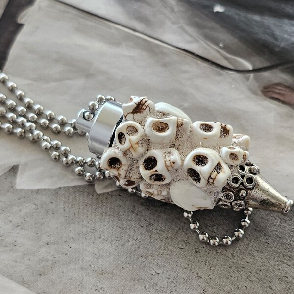 Pill Box Necklace Etsy