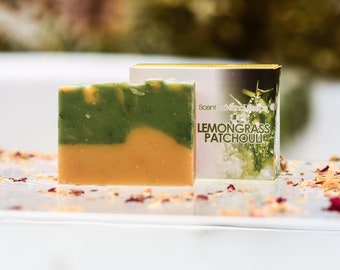 Lemongrass Patchouli Cold Process Soaps