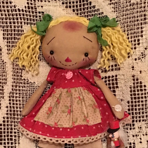 Christmas Raggedy Annie nutcracker