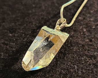 Quartz Crystal & Silver Necklace