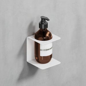 Hand Soap and Lotion Pump Dispensers With Wall Soap Holder, Brown Plastic Bottle For Shampoo, Bathroom Accessories, Home Gift