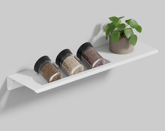 Steel Spice Rack - Wall Mount Kitchen Organizer - 500mm/19.68"