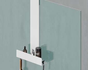 Kein Bohrer Regal - Stahl Hängedusche Regal - Badezimmer Organizer - Rostfrei
