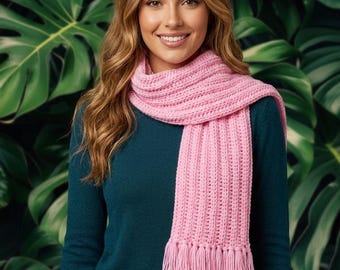 Crochet Scarf with tassels