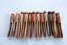 Vintage round wood clothespins clothes pins 