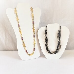 1980&#39;s-90&#39;s ARTISTIC NECKLACES  LOT of 2