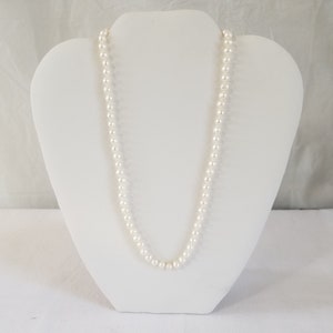 1990&#39;s Handcrafted BAROQUE Fresh Water PEARL Necklace W/ 18inch 14K Gold Clasp