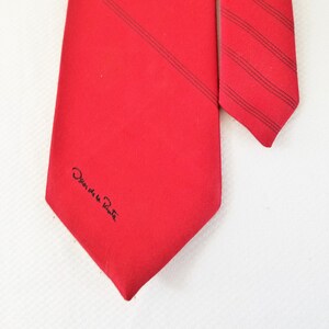 1970's-80's  OSCAR de la RENTA  NECKTIE