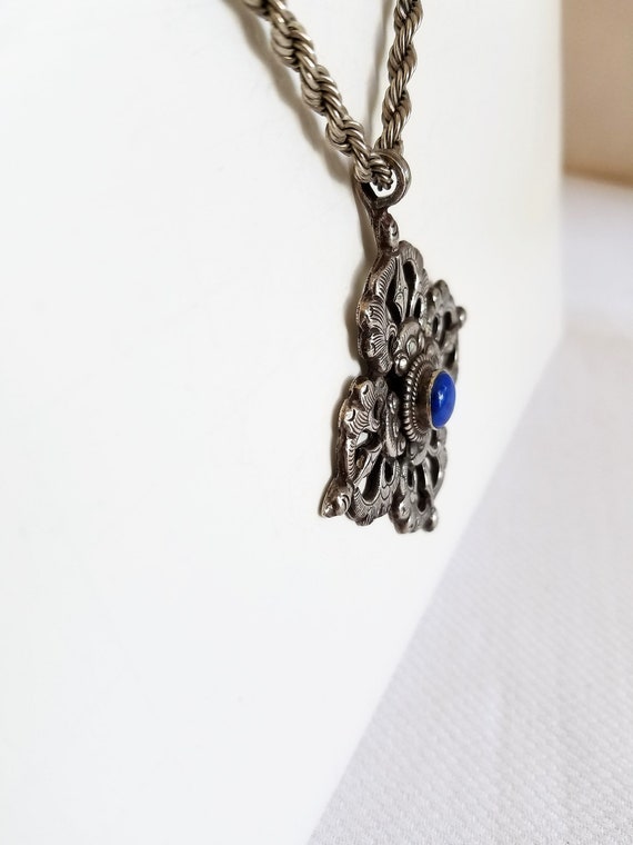 Vintage MEDIEVAL STYLE PENDANT - image 4