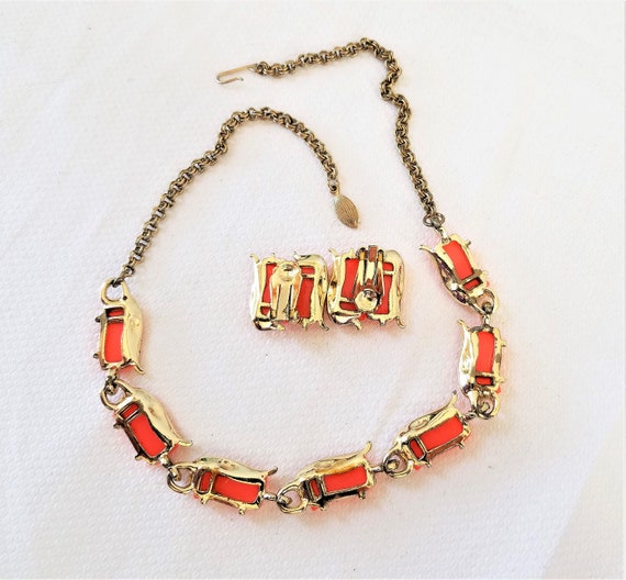 1950's - 60's PARURE SET ( Necklace, Bracelet, & … - image 8