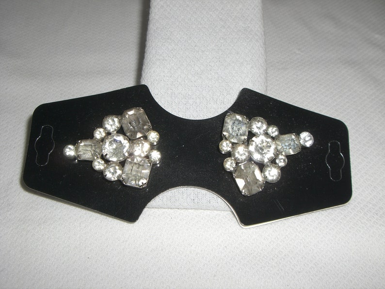 1930's-40's RHINESTONE FUR CLIP Set image 9