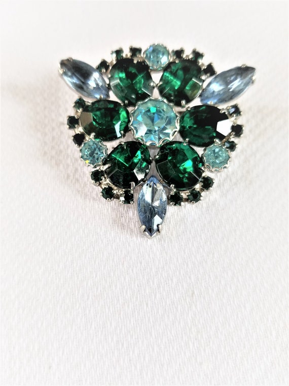 Vintage Rhinestone Statement Brooch Vintage RHINESTONE STATEMENT BROOCH - Etsy main image 2