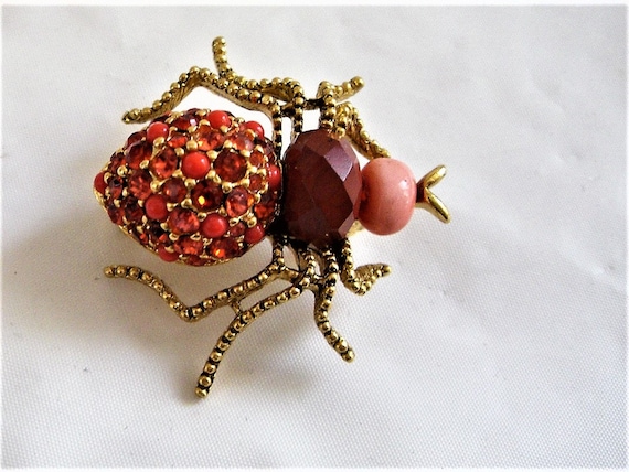Joan Rivers Spider Brooch