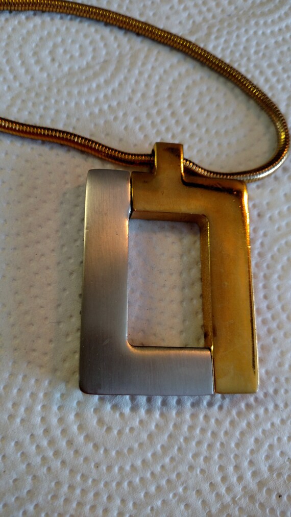 Lanvin Paris Vintage logo pendant - image 2