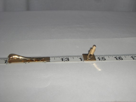 1960's-70's  ANSON  GOLD FILLED Tie Clip & Cuff L… - image 7