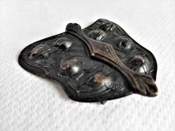 Vintage ART/DECO NOUVEAU Style Belt buckle - image 5