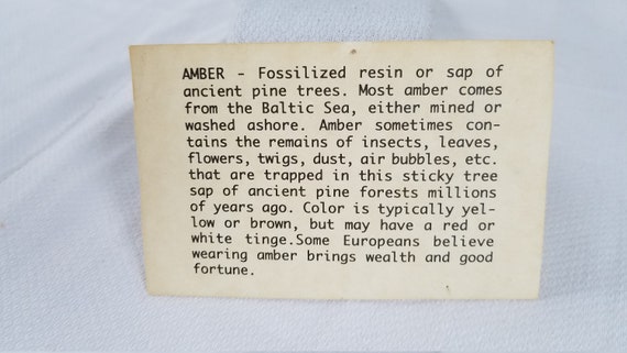Vintage AMBER Dangle Clip On Earrings - image 10