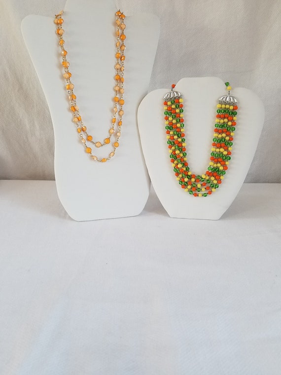 1960's-70's NECKLACE COLLECTION   LOT of 2