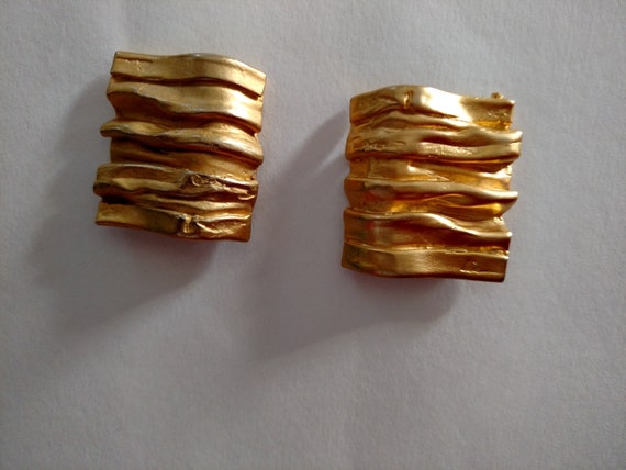 Courreges Paris Vintage clip earrings - image 2