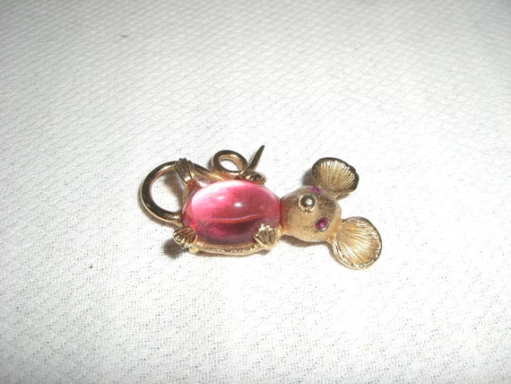 Vintage NAPIER JELLY BELLY Mouse Brooch/Pin - image 6