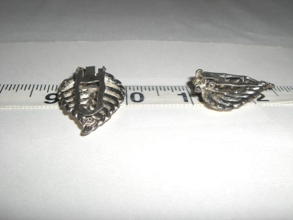 1920's-30's RHINESTONE DRESS CLIPS - image 3