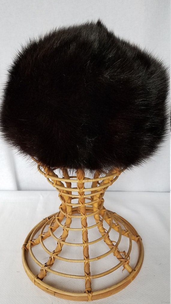 1950's-60's DARK MINK HAT - image 3