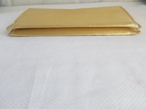 1960's-70's GOLD LAME' CLUTCH - image 8