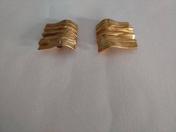 Courreges Paris Vintage clip earrings - image 5