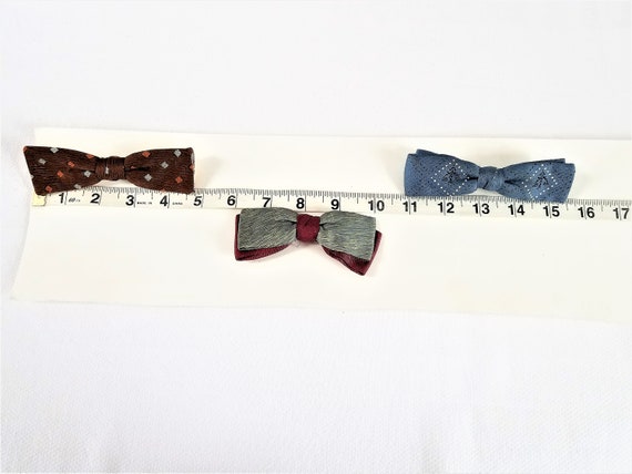 1940's-50's BOW TIE COLLECTION Lot of 3 - image 3