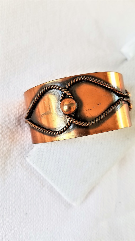 1960's-70's  DIO HOFFMANDO Copper Cuff Bracelet