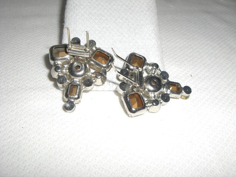 1930's-40's RHINESTONE FUR CLIP Set image 3