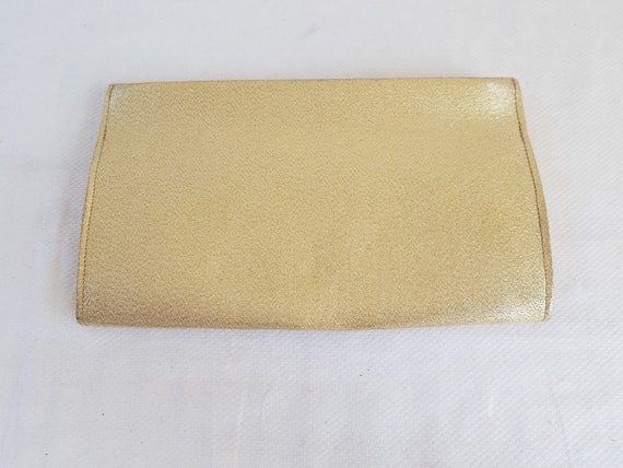 1960's-70's GOLD LAME' CLUTCH - image 3