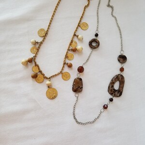 1980&#39;s-90&#39;s STATEMENT NECKLACE COLLECTION  Lot of ( 2 )