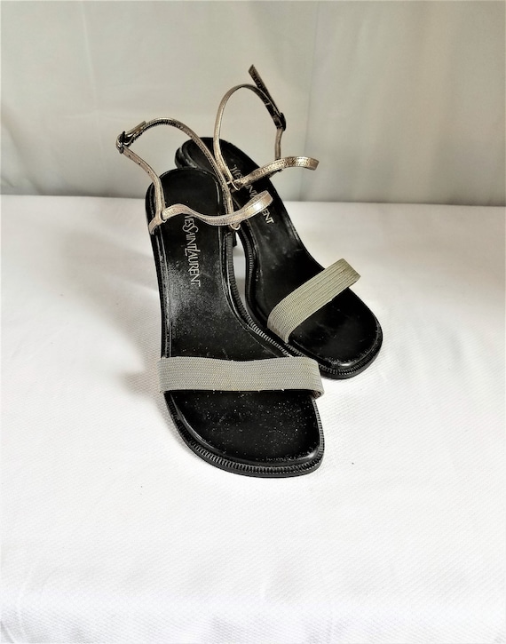 Vintage YVES SAINT LAURENT Evening Sandal High Hee