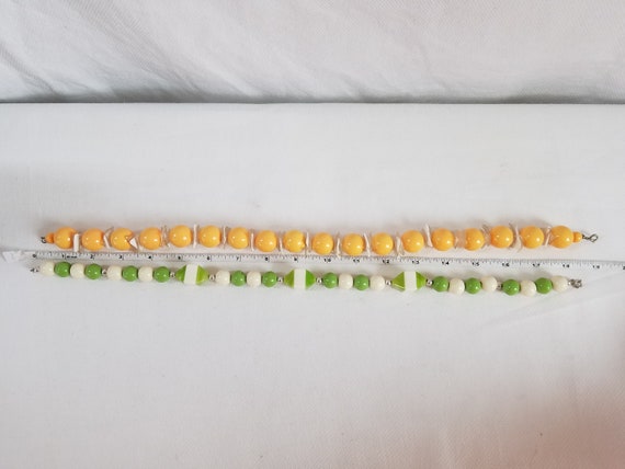 1980's Summer CHOKER BEADS  Lot of 2 - image 7