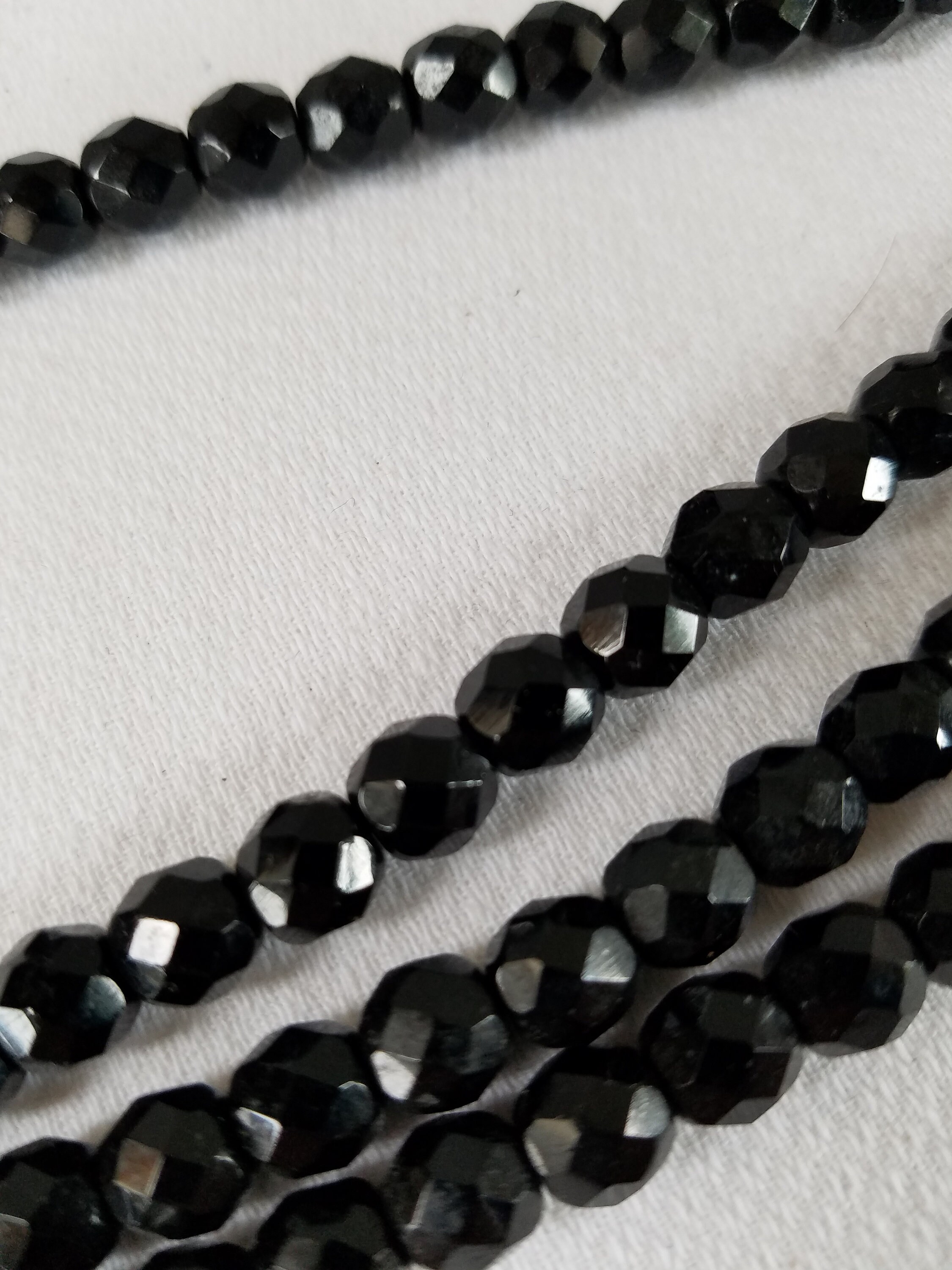 ■VINTAGE HOLLYWOOD■ Black Stone Beads Necklace VH2478NE07 il_340x270.4732889136_1vjx.jpg
