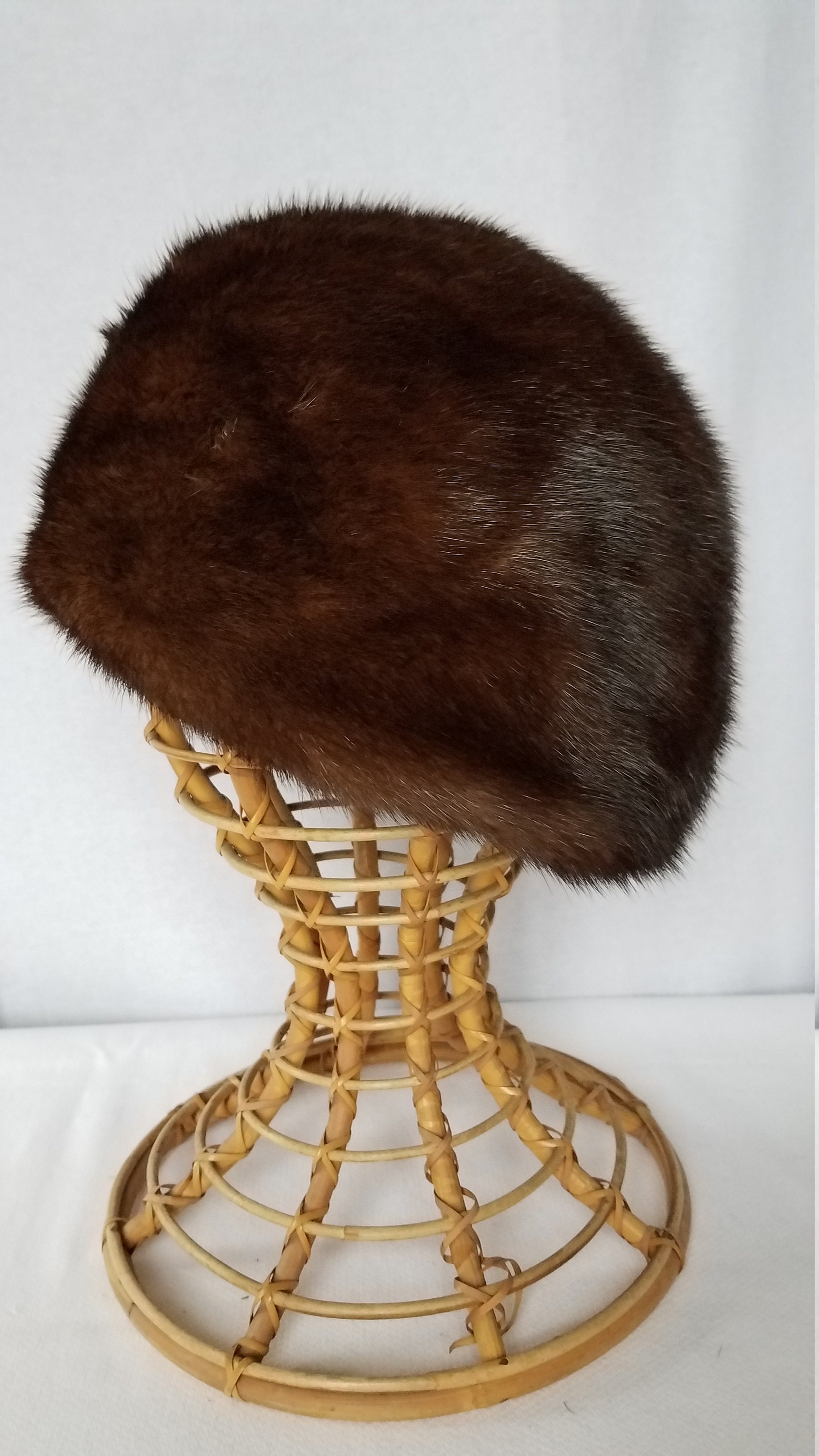Vintage SAKS FIFTH AVENUE Mink Hat - Etsy