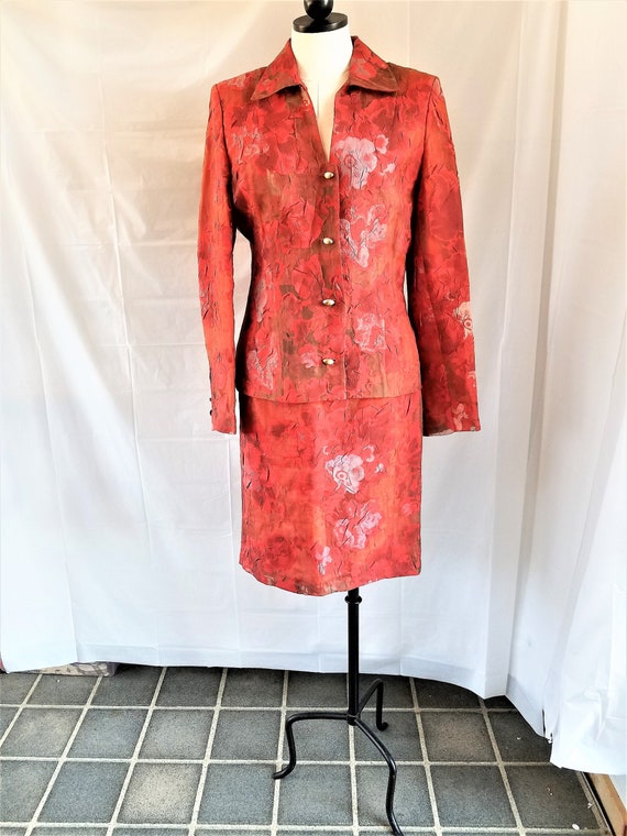1980's-90's ROGER SAKOUN  Suit Paris  New REDUCED 